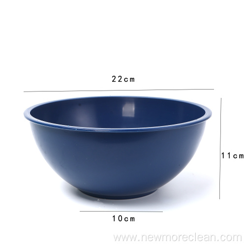 Set of 6 Multi-color Plastic Mixing Bowls